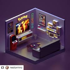 Gamingsetups On Instagram Awesome Pokemon 3d Room Follow Gamingforsetups For More 3d Setups Tag Your Friend Pokemon Room Gaming Room Setup Game Room Design