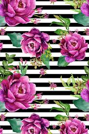 Black And White Floral Background Images Colorful Fabrics Digitally Printed By Spoonflower Pink Sunrise Black And White Stripes Flower Painting Flower Wallpaper Flower Background Iphone