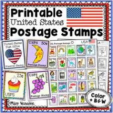 Printable Postage Stamps For Community Helper Units And Post Office Pretend Play Dramatic Play Kindergarten Prek Preschool Posta