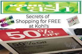 Kohl S Coupons And Insider Secrets 30 Off Coupon How To Shop For Free With Kathy Spencer