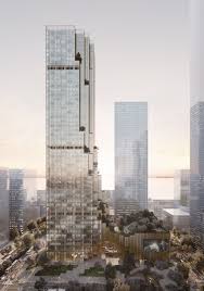 Gallery Of Mecanoo Designs Bronze Skyscraper For World S Largest Weaving Enterprise In Shenzhen 6 Skyscraper Skyscraper Architecture Architecture
