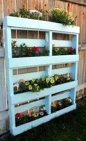 How to make a standing pallet garden. 25 Simple Ways To Build A Pallet Planter