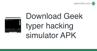 Install the latest version of geek typer hacking simulator app for free. Geek Typer Hacking Simulator Apk 1 0 Android Game Download