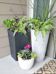 Front Porch Planter Ideas Get Your Porch Ready For Spring Porch Flowers Front Door Planters Front Porch Flowers