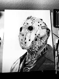 Cunningham, written by victor miller, and starring betsy palmer, adrienne king, harry crosby, laurie bartram, mark nelson, jeannine taylor, robbi morgan, and kevin bacon. Jason Voorhees 19 X24 Graphite And Charcoal Drawing