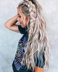 We love this look, it is great for the women who want to try something new and super stylish. 40 Beautiful Unique Braid Long Hairstyles Sooshell Braids For Long Hair Concert Hairstyles Long Hair Styles