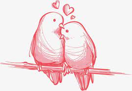 Vector Love Birds Hand Painted Bird Clipart Vector Hand Painted Png Transparent Clipart Image And Psd File For Free Download Love Birds Love Birds Wedding Hand Painted