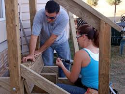 Our backyard area was in dire need of help! How To Build Exterior Stairs How Tos Diy