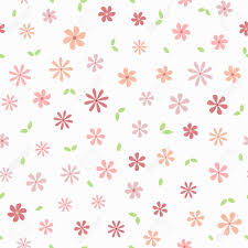 Abstract ornamental flourish wallpaper with flowers. Simple Floral Seamless Pattern Repeated Flowers And Leaves Cute Endless Print Girly Vector Illustration Royalty Free Cliparts Vectors And Stock Illustration Image 102095067