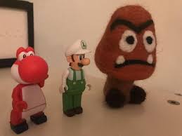 I Made A Goomba Aka Angry Mushroom From The Super Mario Series He S Less Angry And More Confused Than Intended But That S Because Luigi Is Wearing White And Yoshi Is Red He can also climb across honeycombs and walk through honey without a speed reduction. i made a goomba aka angry mushroom