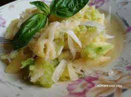 Ricette con la verza e patate. Pasta Con Patate E Verza Al Forno