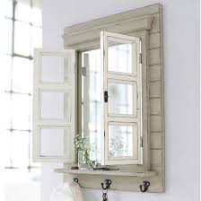 Wandspiegel Mit Fensterladen Franzosischer Shabby Chic Shabby Chic Mirror Vintage Living By Windschief Livin Wandspiegel Spiegel Schmucken Shabby Chic Weiss