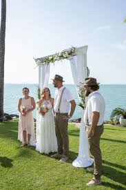 Michael hill hair and makeup: Intimate Airlie Beach Wedding At Coral Sea Resort Polka Dot Wedding