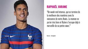 Raphaël varane instagram instagram, phone number, contact number, raphaël varane name in home country: Non Stop People Raphael Varane Papa Sa Femme Camille A Accouche