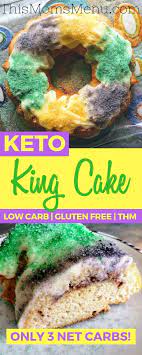 Mardi Gras King Cake Keto Gluten Free Recipe Mardi Gras King Cake Keto Keto Cake