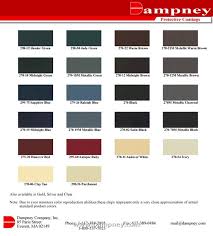 Stove Paint Color Card