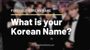 Baby name encyclopedia from the baby name wizard: What Is Your Korean Name Find Your Korean Name Now Korea Diaries