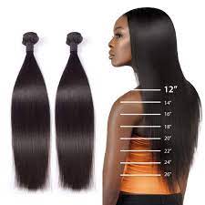 How far is 18 inches in feet? Straight Hair Extensions 100 Virgin Human Hair Extensions Perfect Style Beautyclick Co Ke