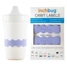 Keep your kid's stuff out of the lost and found with i.d. Orbit Labels Inchbug