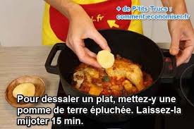 Le Truc Magique Pour Rattraper Un Plat Trop Sale Plat Trop Sale Trucs Et Astuces Cuisine Plat