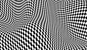 Black And White Illusion Pattern Optical Illusion Wave Chess Waves Board Abstract 3d Black And White Illusions Horizontal Lines S Black And White Illusions Optical Illusions Stripes Pattern