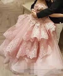 Birthday Dresses For Teens Pink Princess Girls Pageant Gowns Cap Sleeves Lace Ruffles Flower Girl Dresses For Wedding Tie Flower Girl Dresses Girls Pageant Gowns Ruffle Flower Girl Dress