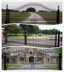 This image is taken from inside the common courtyard, located between the two houses, looking dynamic garage door custom designs modern architectural gates that complement these. Main Gate Iron Gate Design For Home With Price
