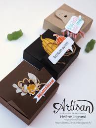 Stamp 2 Linotte 5 Minute Treat Box With Simply Scored Helene Legrand Stampin Up Artisan Blog Hop Septe Cadeaux En Papier Stampin Up Cartes Faites Main