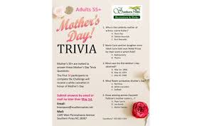 Today's mother's day deal of the day: Mother S Day Trivia By Southern Pines Recreation Parks Douglass Community Center In Southern Pines Nc Alignable