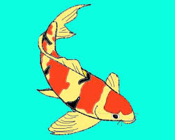 For the tail, draw a big triangle. Koi Fish Drawing Easy Cute Japanese Koi Fish Painting