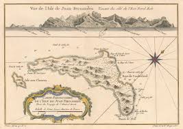 Literary Classics Treasure Island Map Robinson Crusoe Old Map