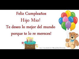 Feliz Cumpleanos Hijo Youtube