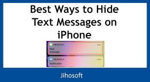 With my iphone 4s, incoming text messages are visible on the screen and anyone can see them. 4 Workarounds To Hide Messages On Iphone Without Deleting