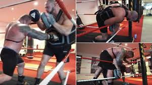 Eddie hall boxing transformation workout. Eddie Hall Prepared For Fight Against The Mountain Hafthor Bjornsson By Making Trainer Cough Blood