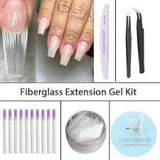 Fiber Nails Glass Acrylic Nail Salon Tool Fiberglass Extension Nails Gel Kit Walmart Com In 2021 Fiberglass Nails Acrylic Nail Salon Nail Extensions