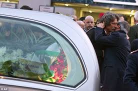 The motogp rider died on sunday after suffering fatal wounds during a dramatic crash at. Marco Simoncelli Funeral Italy Mourns As Body Flown Home After Death Crash Daily Mail Online