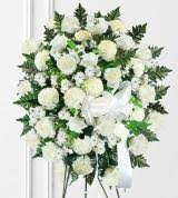 A standing basket, wreath, or spray might be ideal because the funeral home can position it wherever desired to add fragrance and beauty to the service. Funeral Spray Flowers Cheap Funeral Sprays Page 1 Avas Flowers