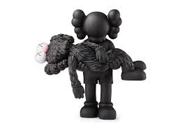 Kaws Officially Unveils His Gone Companion Figure Vinyl Figures Black Figure Takashi Murakami