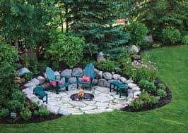 Build your fireplace or fire pit with materials with a high heating rating. Pin By Caryol Curley On Gardening Backyard Landscaping Fire Pit Backyard Backyard