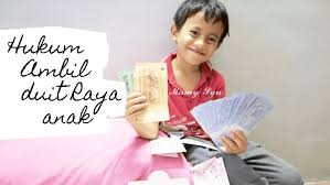 Ini bukan nak tayang duit raya. Hukum Ibu Ayah Ambil Dan Guna Duit Raya Anak Blog Mamy Syu