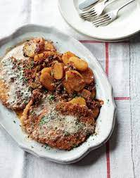Pork Escalopes With Lyonnaise Potatoes Recipe From James Martin S French Adventure By James Martin Cooked Recipe Lyonnaise Potatoes Pork Potato Recipes