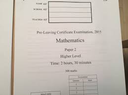 Leaving Cert Mock Papers For Maths And Physics For Sale In Raheny Dublin From Harrypotter348