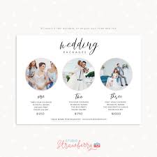 5 out of 5 stars. Wedding Photography Price List Template Strawberry Kit