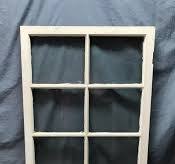Antique 10 Lite Casement Door Window Cabinet Shabby 28x58 ...