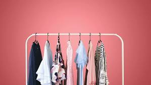 Ad Women S Clothing On A White Clothes Hanger On Pink Pastel Background Shut Backg Sweaters Women Fashion Womens Fashion Casual Outfits White Outfits