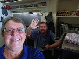 Ladies lunching (Alan as an honorary lady🤭)