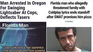 Jun 18, 2021 · a florida man has been slapped with felony charges for leaving tire tracks across an intersection painted in the rainbow colors of the lgbt pride movement. Obama Says Trump Is Worse Than Florida Man Let S Investigate Through These 15 Memes Know Your Meme