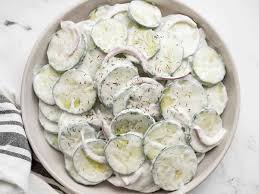 Creamy Cucumber Salad - Budget Bytes