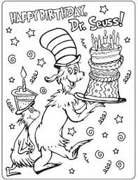 Seuss' the lorax activities and crafts. Happy Birthday Dr Seuss Coloring Page Dr Seuss Activities Dr Seuss Coloring Pages Dr Seuss Classroom