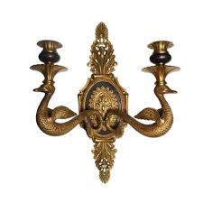 Priced to sell, it won't last up for best offer is a gorgeous ornate pair of vintage antique french antiqued brass wrought iron wall sconces/ candle holders. Traditional Sconces Timles Classics Brass Wall Sconces